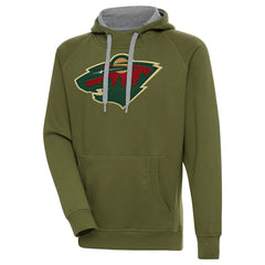 Minnesota Wild Antigua Victory Pullover Hoodie -  NHL Hoodies