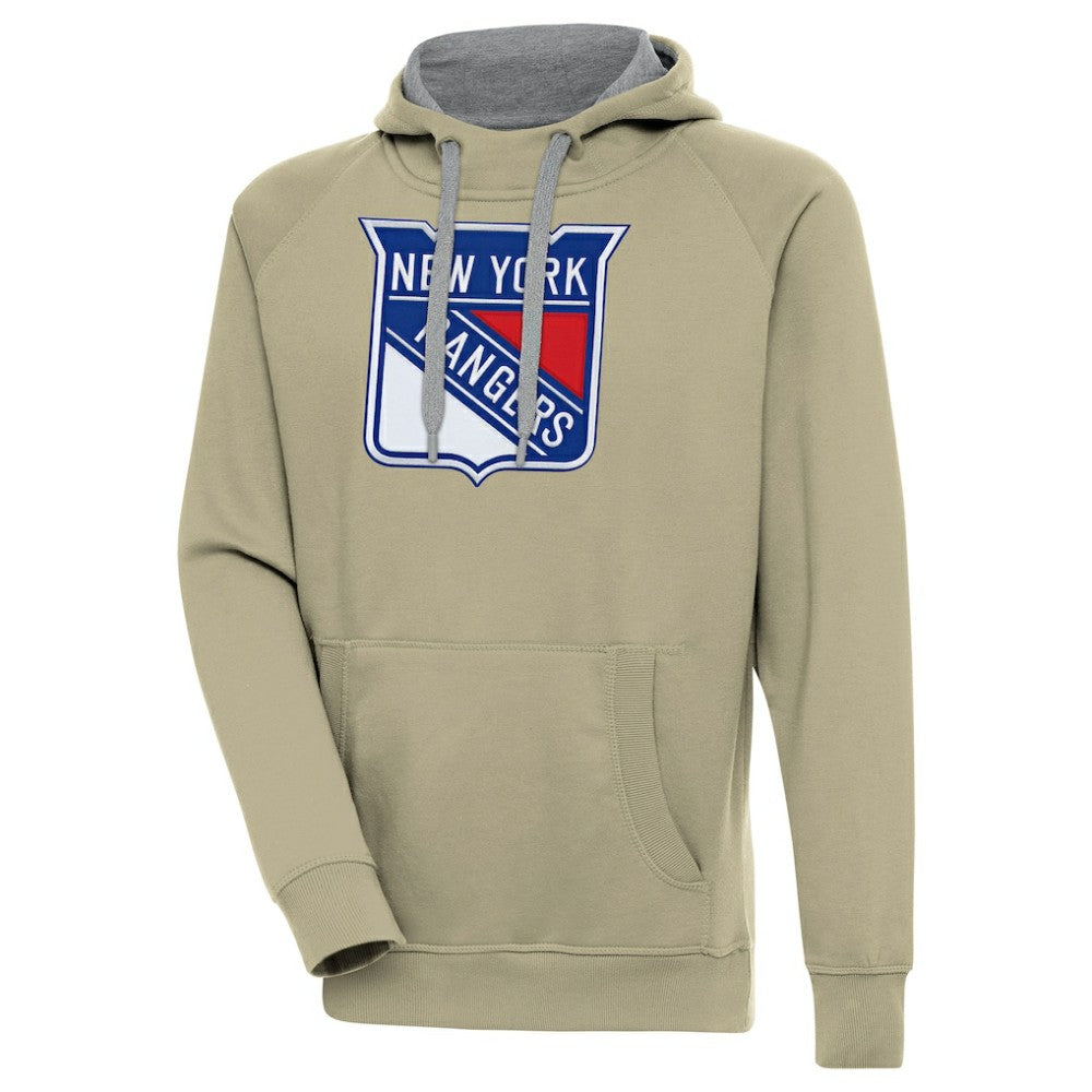 New York Rangers Antigua Victory Pullover Hoodie -  NHL Hoodies