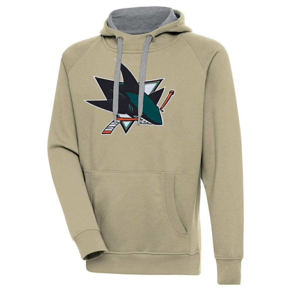 San Jose Sharks Antigua Victory Pullover Hoodie -  NHL Hoodies