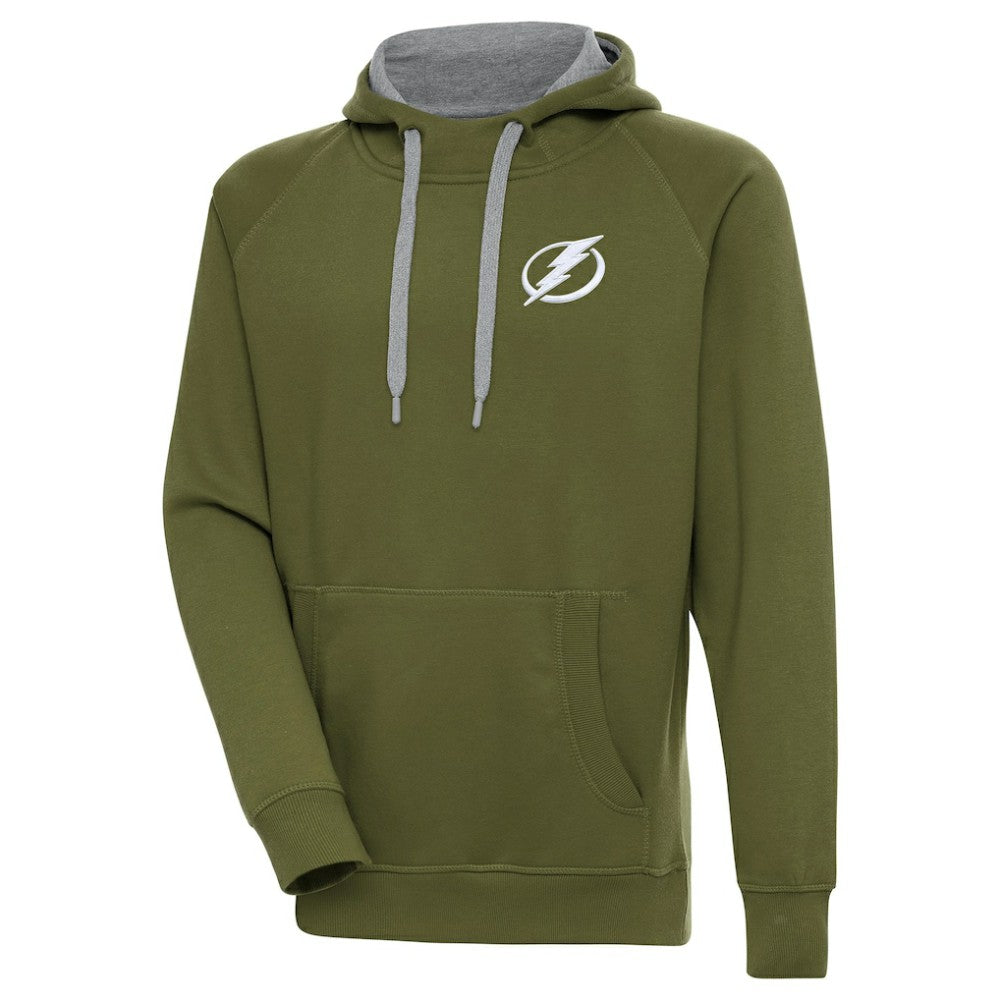 Tampa Bay Lightning Antigua Victory Pullover Hoodie -  NHL Hoodies