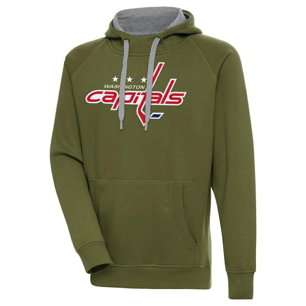 Washington Capitals Antigua Victory Pullover Hoodie -  NHL Hoodies