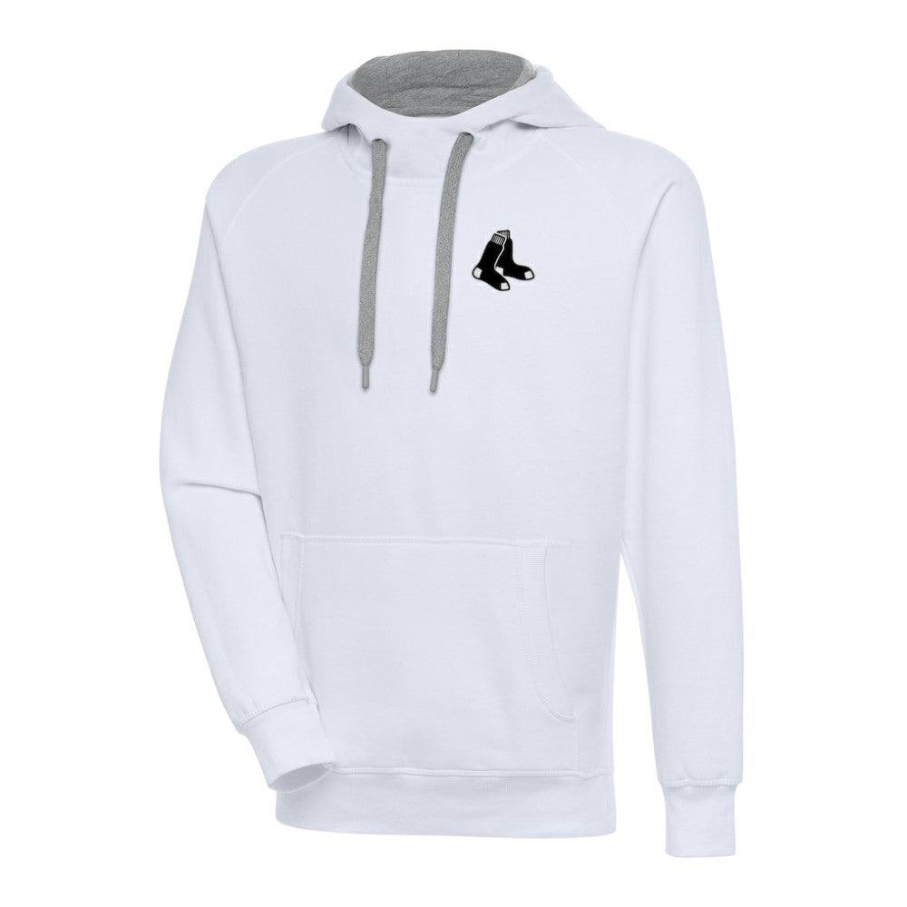Boston Red Sox Antigua Metallic Victory Pullover Hoodie - MLB Hoodies
