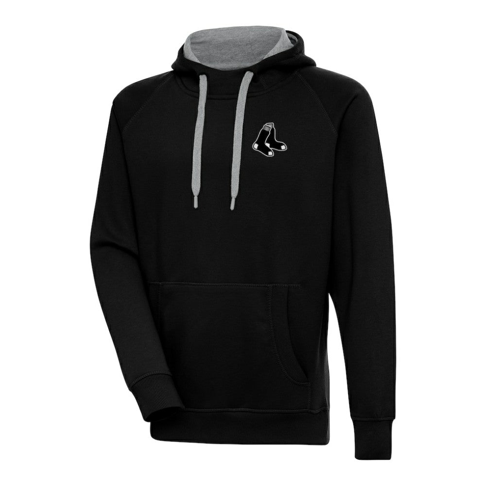 Boston Red Sox Antigua Metallic Victory Pullover Hoodie - MLB Hoodies