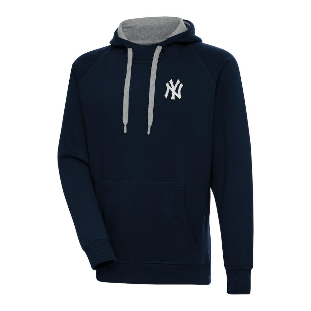 New York Yankees Antigua Metallic Victory Pullover Hoodie - MLB Hoodies