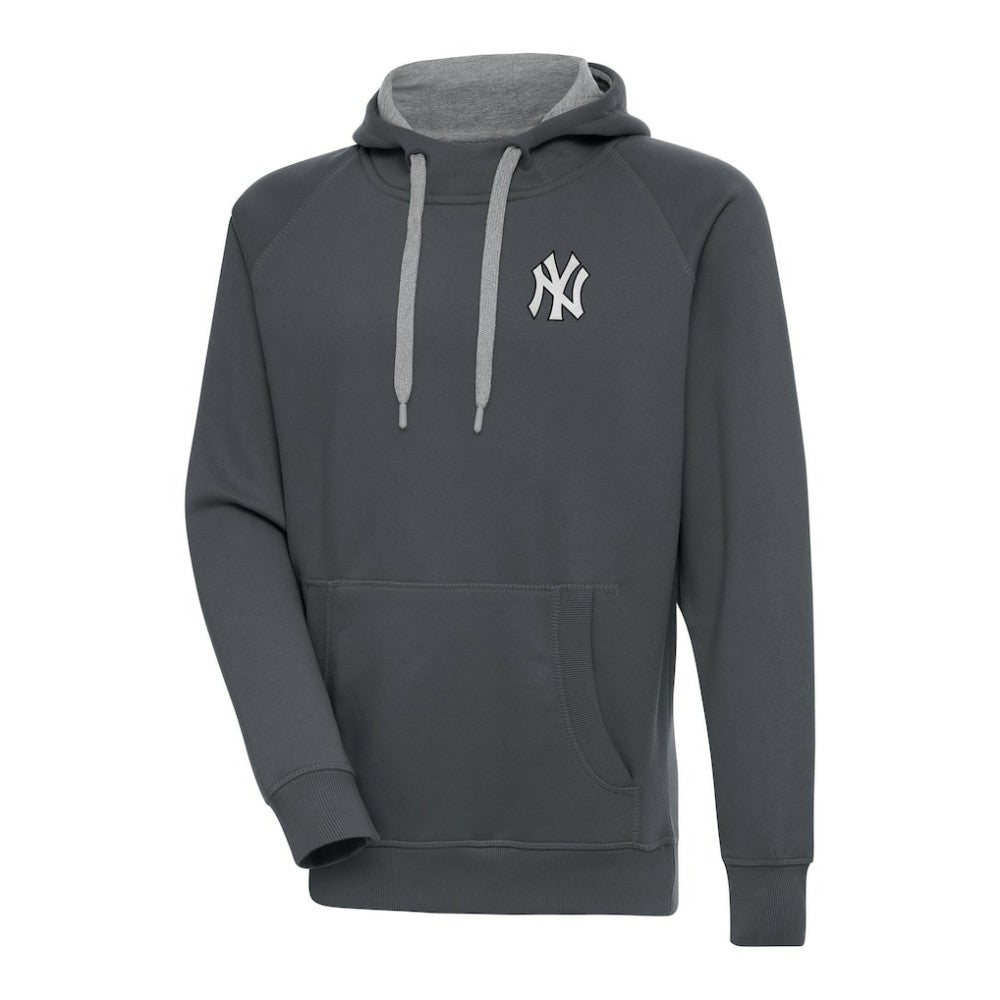 New York Yankees Antigua Metallic Victory Pullover Hoodie - MLB Hoodies