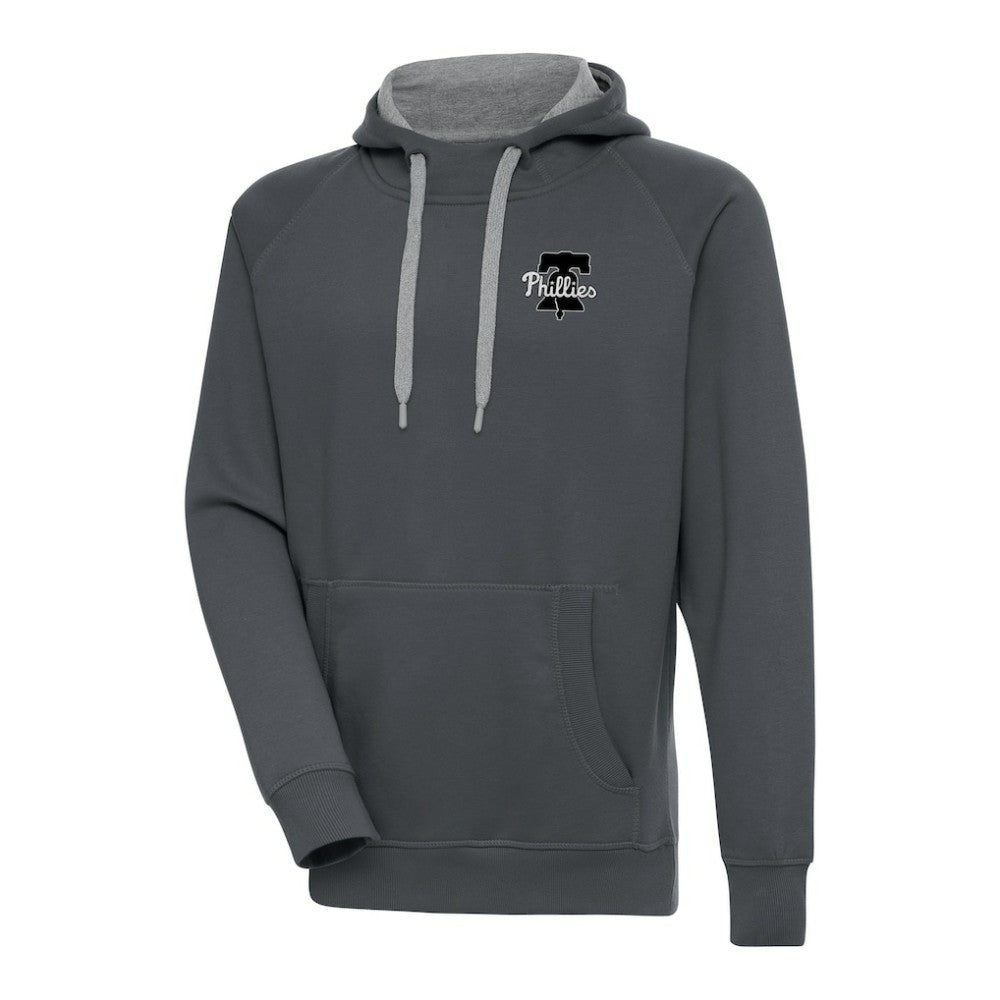 Philadelphia Phillies Antigua Metallic Victory Pullover Hoodie - MLB Hoodies