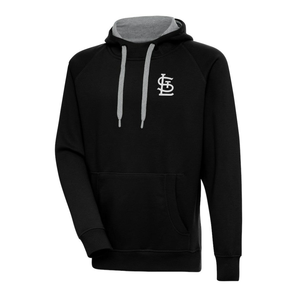 St. Louis Cardinals Antigua Metallic Victory Pullover Hoodie - MLB Hoodies