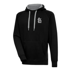 St. Louis Cardinals Antigua Metallic Victory Pullover Hoodie - MLB Hoodies