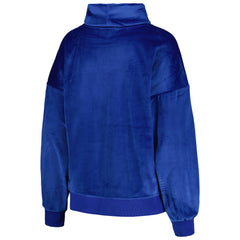 Los Angeles Rams DKNY Sport Women's Deliliah Rhinestone Funnel Neck Pullover Sweatshirt | NFL Hot