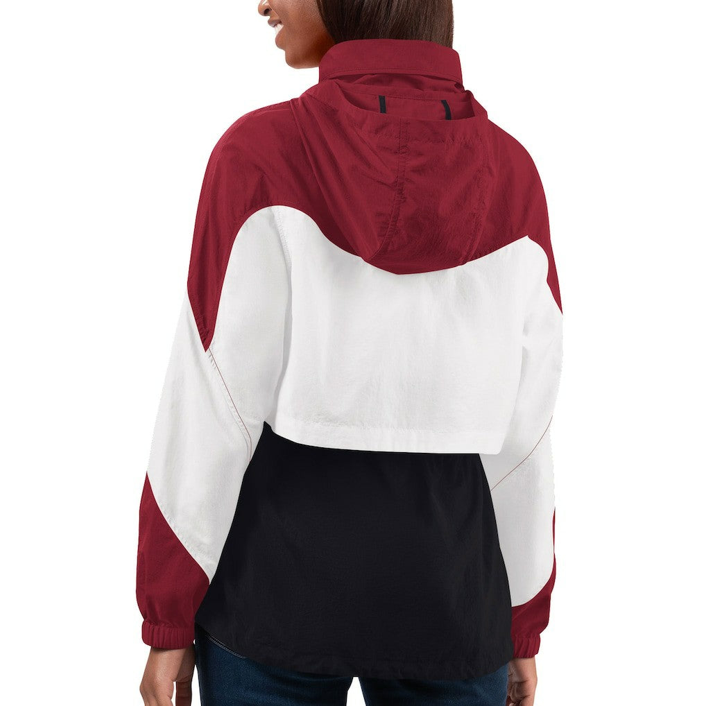 Arizona Cardinals G-III 4Her by Carl Banks Women's Tie Breaker Lightweight Quarter-Zip Jacket | NFL Near me