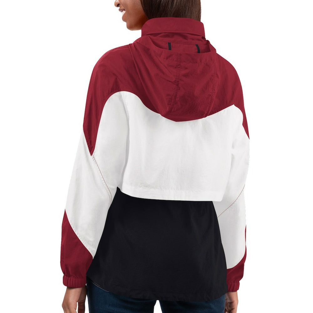 Arizona Cardinals G-III 4Her by Carl Banks Women's Tie Breaker Lightweight Quarter-Zip Jacket | NFL Near me