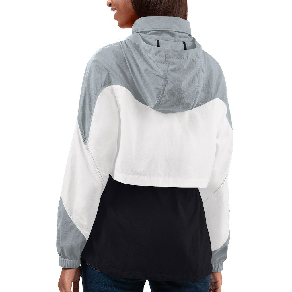Las Vegas Raiders G-III 4Her by Carl Banks Women's Tie Breaker Lightweight Quarter-Zip Jacket | NFL Online