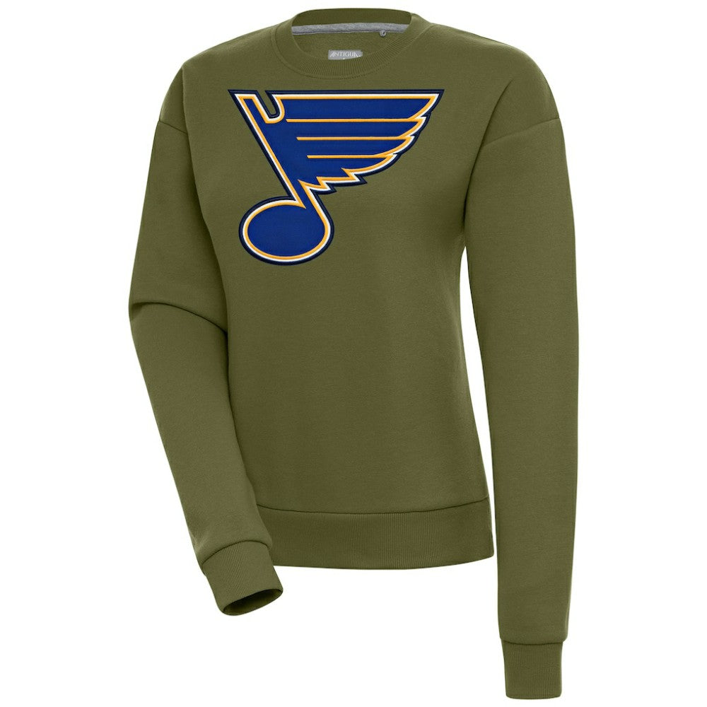 St. Louis Blues Antigua Women's Victory Pullover Sweatshirt -  NHL Sweatshirts