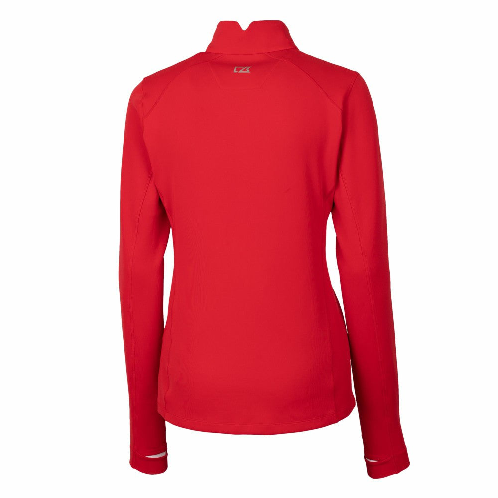 Cleveland Guardians Cutter & Buck Women's DryTec Traverse Stretch Quarter-Zip Pullover Top - MLB Pullover