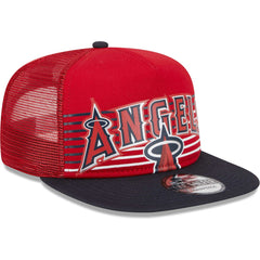 Los Angeles Angels New Era Speed Golfer Trucker Snapback Hat - MLB Hats
