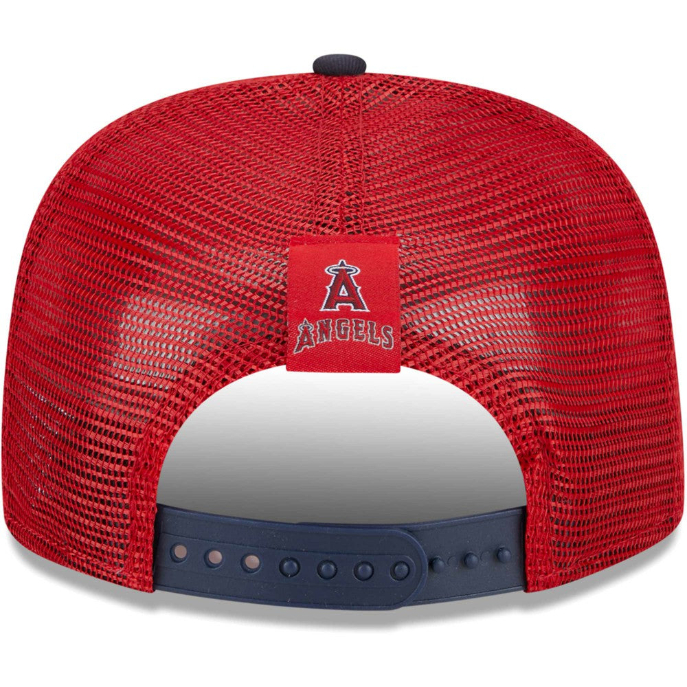 Los Angeles Angels New Era Speed Golfer Trucker Snapback Hat - MLB Hats