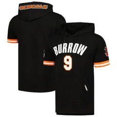 Cincinnati Bengals Joe Burrow  Pro Standard Player Name & Number Hoodie T-Shirt | NFL Discount
