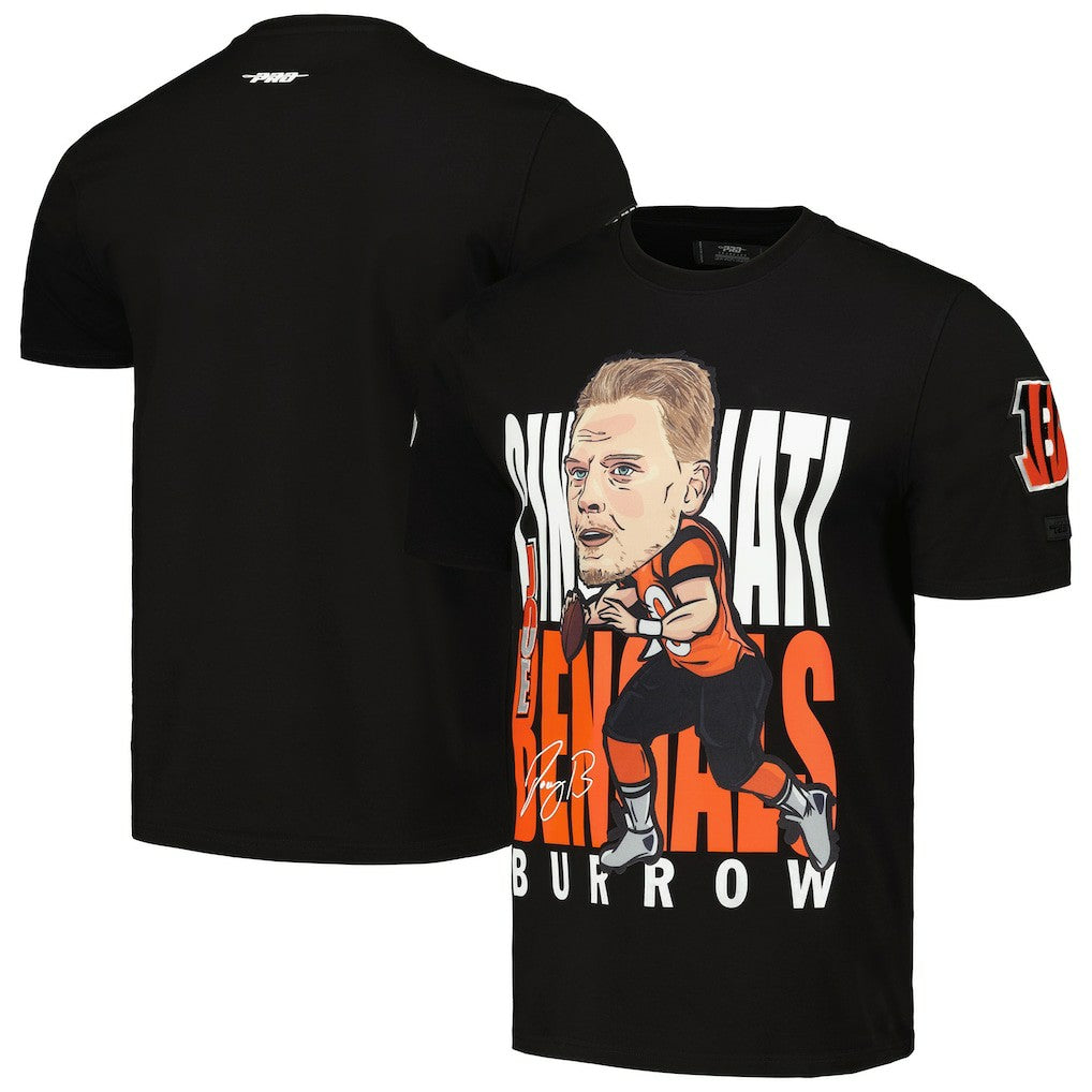 Cincinnati Bengals Joe Burrow  Pro Standard Avatar Remix Player Graphic T-Shirt | NFL Online