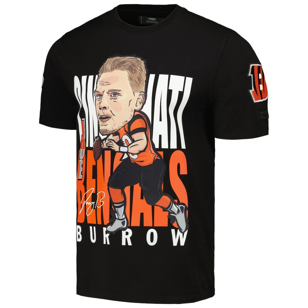Cincinnati Bengals Joe Burrow  Pro Standard Avatar Remix Player Graphic T-Shirt | NFL Online