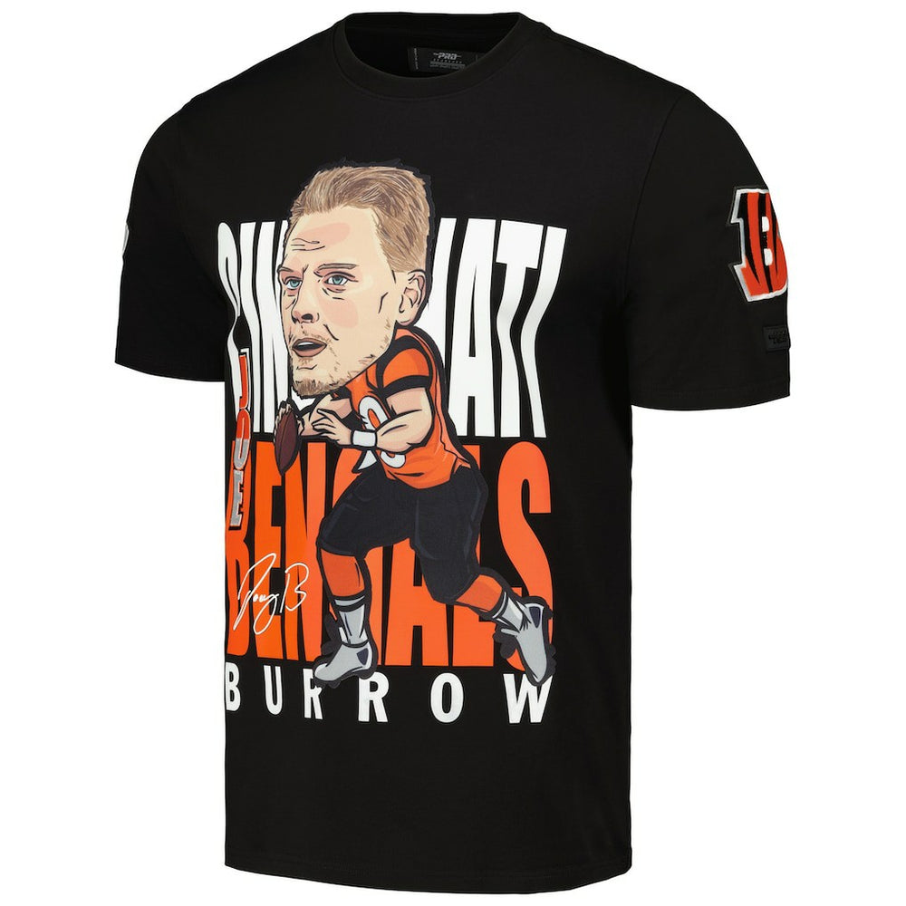 Cincinnati Bengals Joe Burrow  Pro Standard Avatar Remix Player Graphic T-Shirt | NFL Online