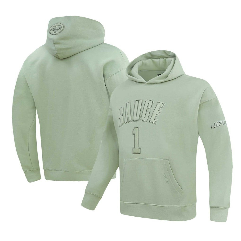 New York Jets Ahmad Sauce Gardner  Pro Standard Player Name & Number Pullover Hoodie | NFL Hot