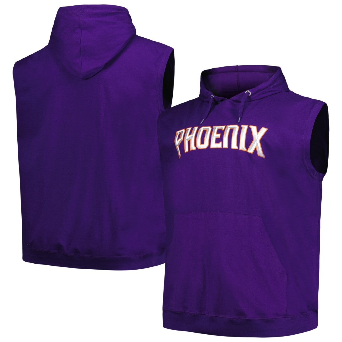 Purple Phoenix Suns Big & Tall Jersey Muscle Pullover Hoodie | NBA