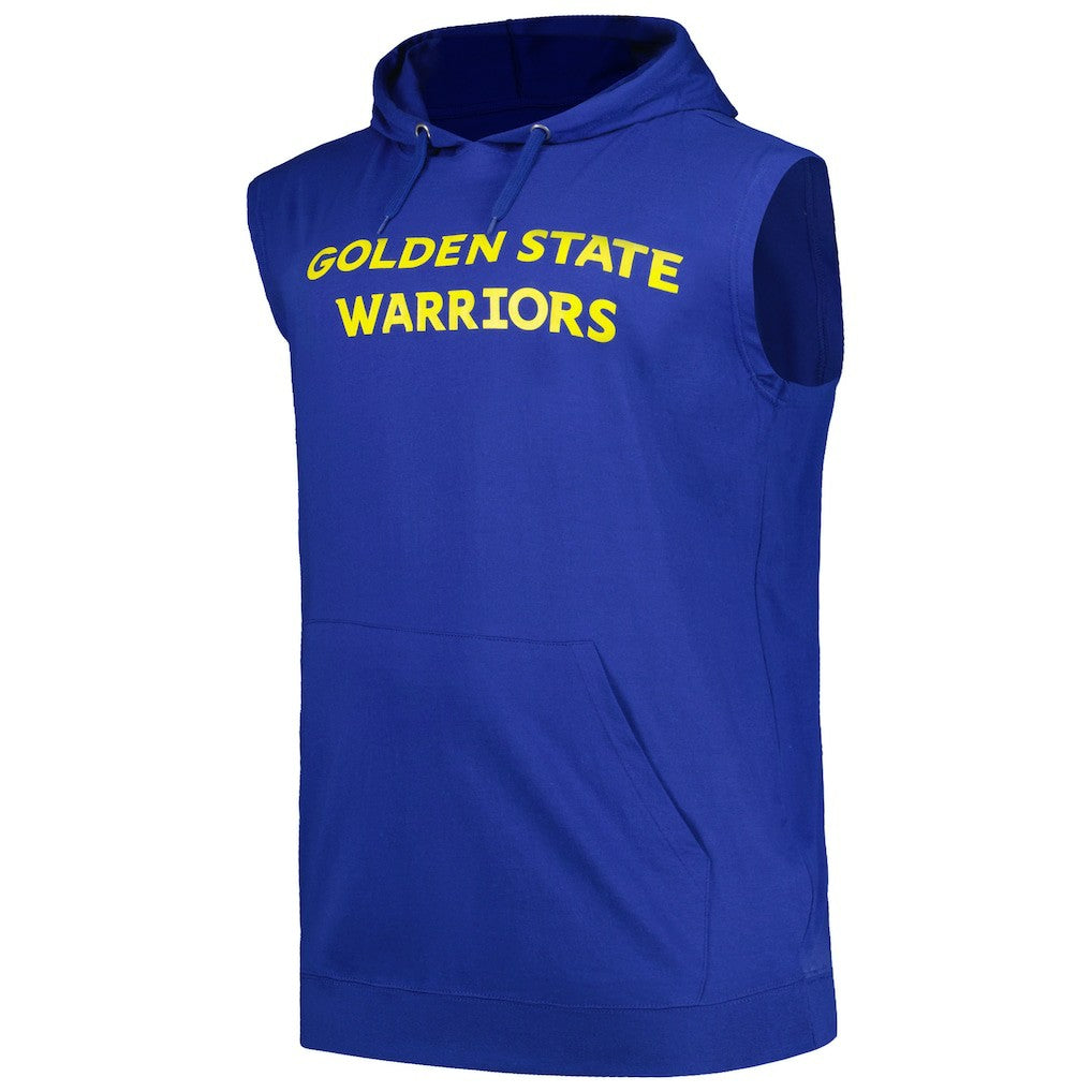 Royal Golden State Warriors Big & Tall Jersey Muscle Pullover Hoodie sale | NBA