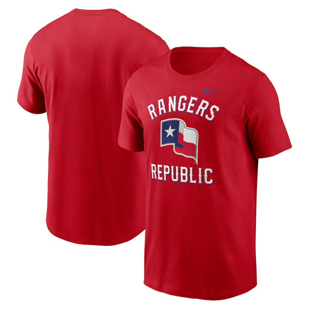 Texas Rangers Nike Lone Star Flag Hometown T-Shirt - MLB T-shirts