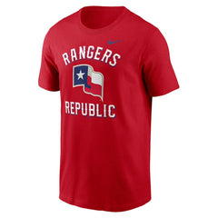 Texas Rangers Nike Lone Star Flag Hometown T-Shirt - MLB T-shirts