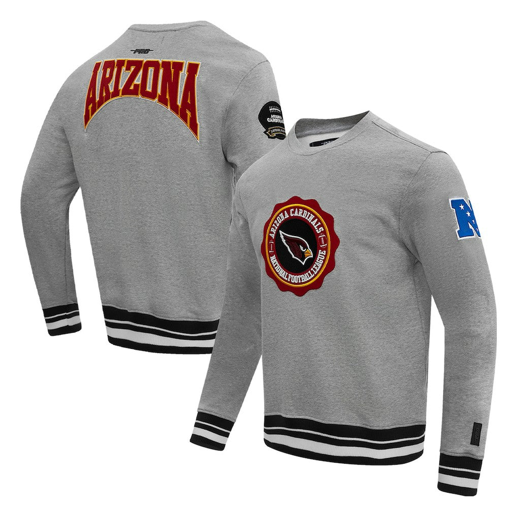 Arizona Cardinals Pro Standard Crest Emblem Pullover Sweatshirt | NFL Outlet