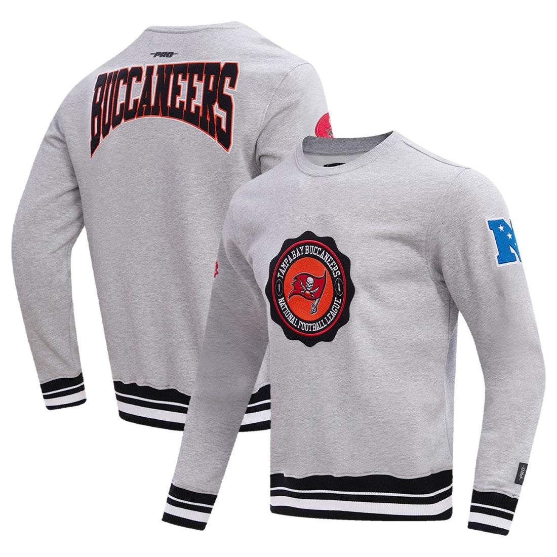 Tampa Bay Buccaneers Pro Standard Crest Emblem Pullover Sweatshirt | NFL US