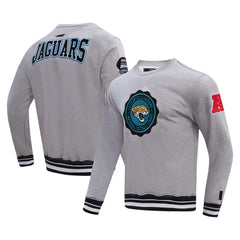 Jacksonville Jaguars Pro Standard Crest Emblem Pullover Sweatshirt | NFL Discount