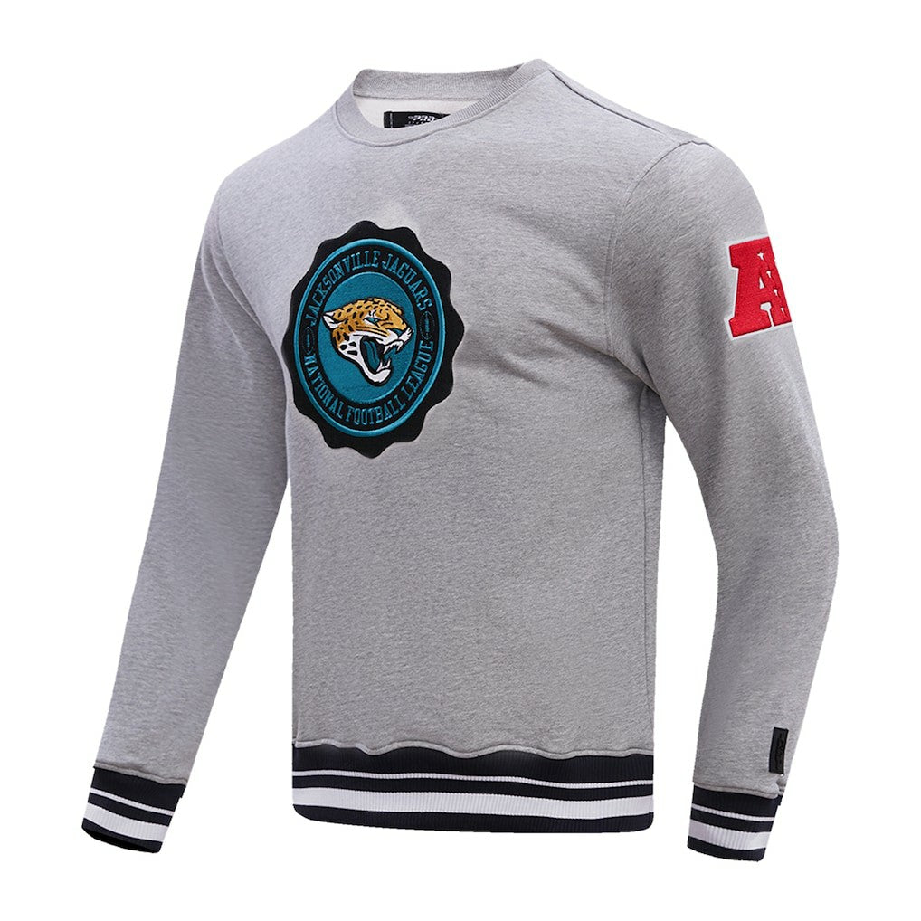 Jacksonville Jaguars Pro Standard Crest Emblem Pullover Sweatshirt | NFL Discount