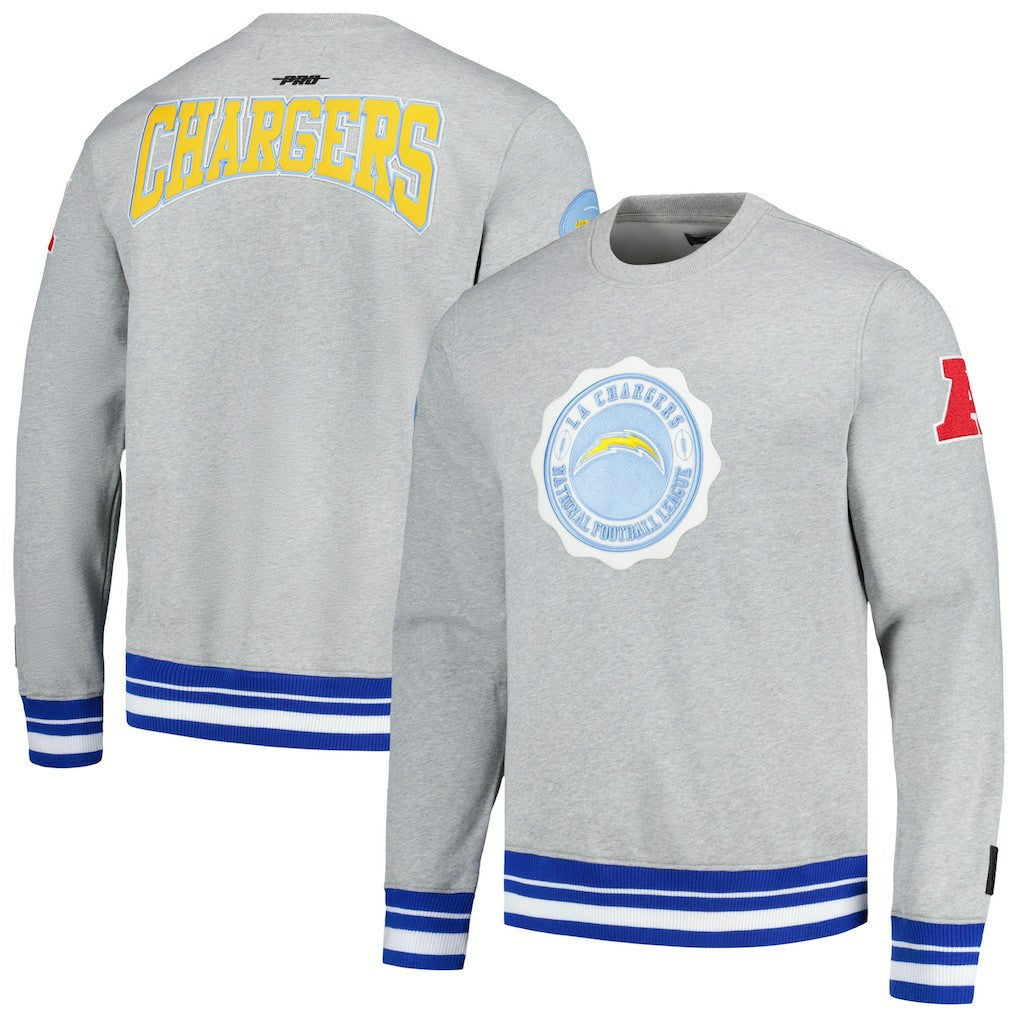 Los Angeles Chargers Pro Standard Crest Emblem Pullover Sweatshirt | NFL On sale