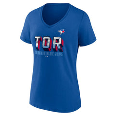 Toronto Blue Jays Women's Hometown In The 416 V-Neck T-Shirt - MLB T-shirts