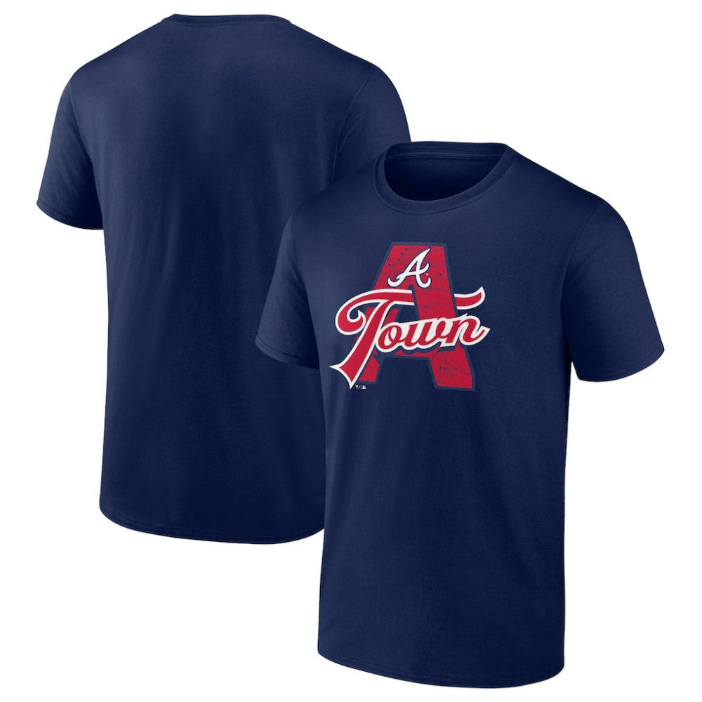 Atlanta Braves Hometown A Town Map T-Shirt - MLB T-shirts