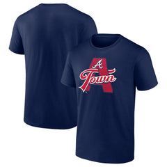 Atlanta Braves Hometown A Town Map T-Shirt - MLB T-shirts