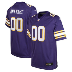 Minnesota Vikings Youth Classic Custom Game Jersey | NFL Online