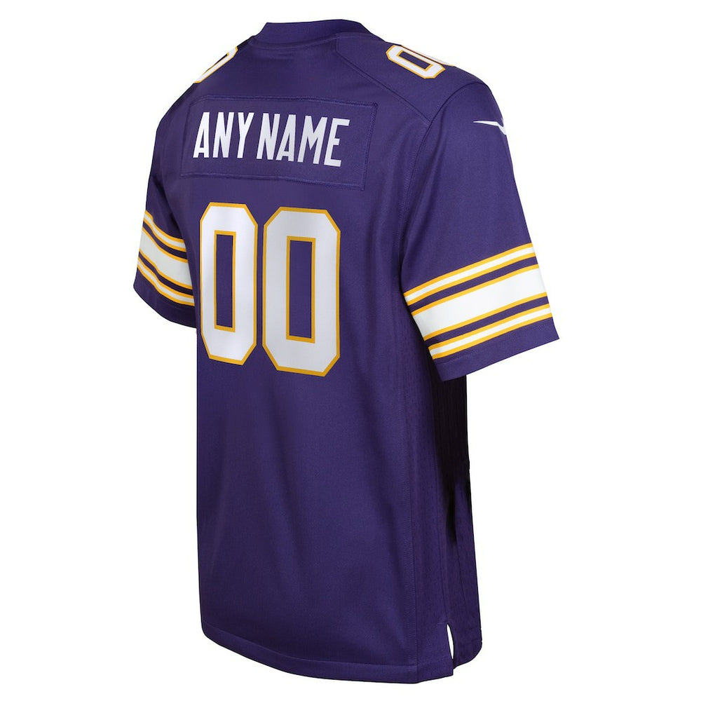 Minnesota Vikings Youth Classic Custom Game Jersey | NFL Online