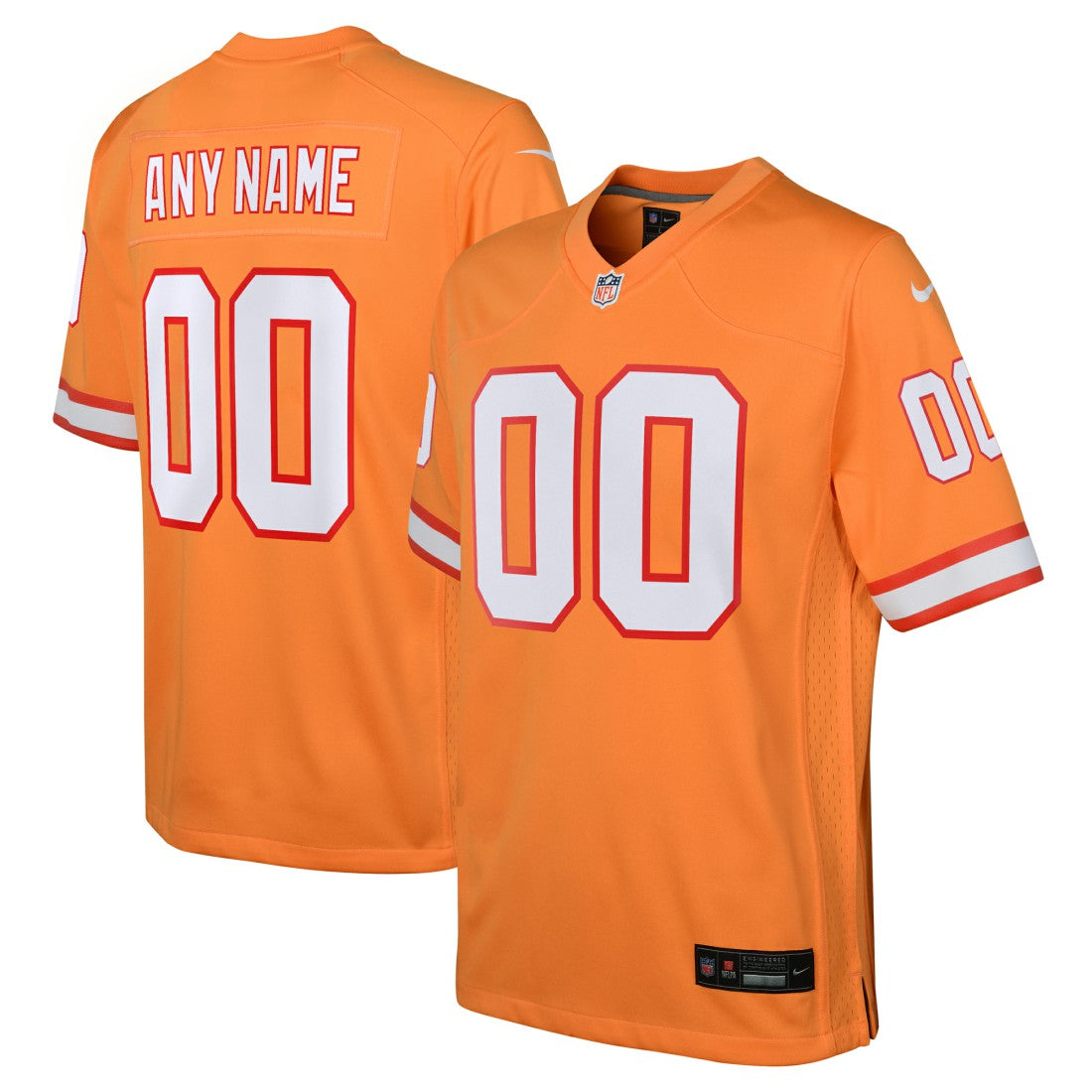 Tampa Bay Buccaneers Youth Custom Throwback Game Jersey | NFL Outlet
