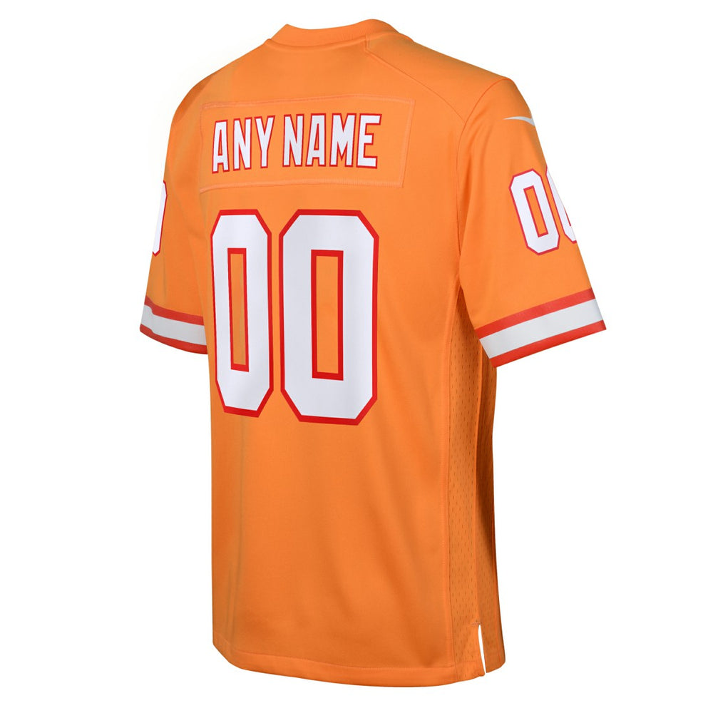 Tampa Bay Buccaneers Youth Custom Throwback Game Jersey | NFL Outlet