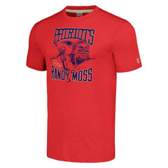 New England Patriots Randy Moss  Homage Unisex Caricature Retired Player Tri-Blend T-Shirt | NFL Near me