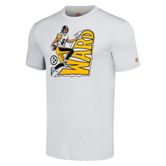 Pittsburgh Steelers Hines Ward  Homage Unisex Caricature Retired Player Tri-Blend T-Shirt | NFL US