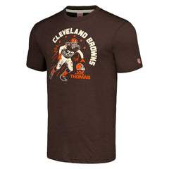 Cleveland Browns Joe Thomas  Homage Unisex Caricature Retired Player Tri-Blend T-Shirt | NFL Sale