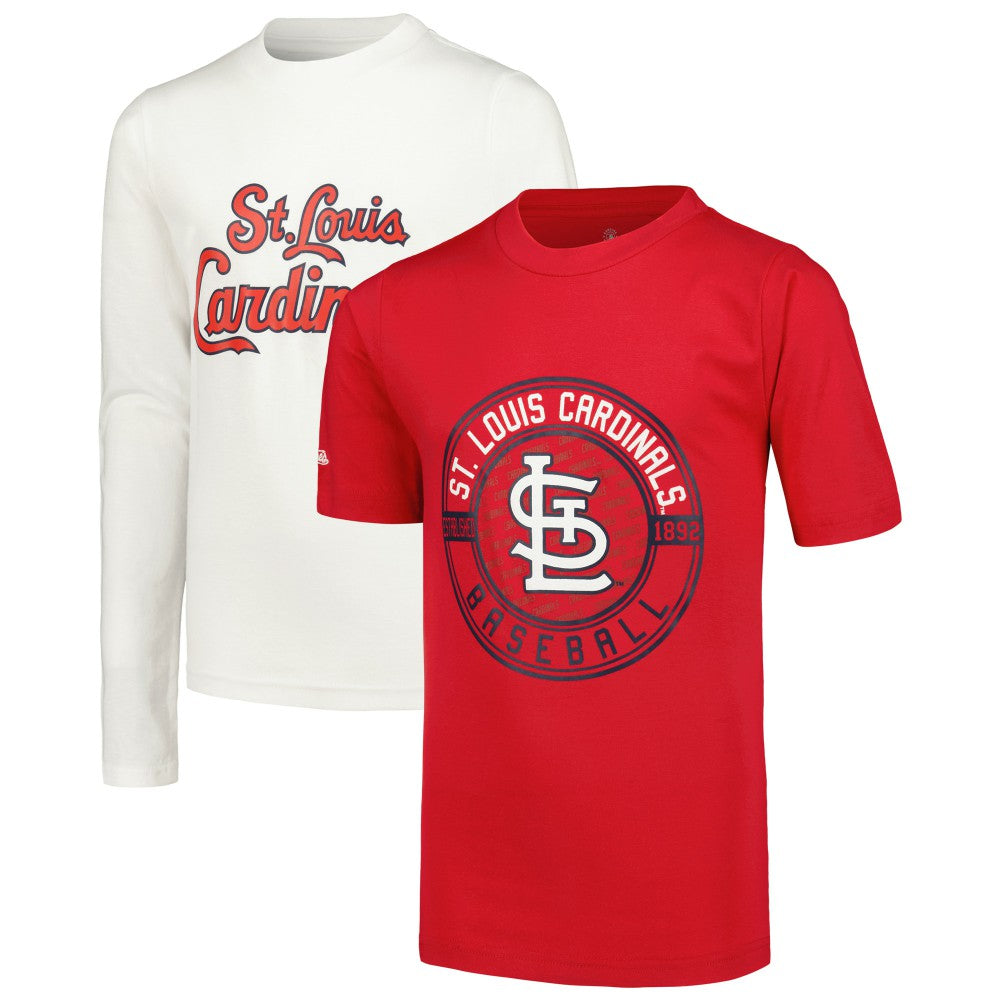 St. Louis Cardinals Stitches Youth T-Shirt Combo Set - MLB T-shirts