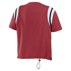 Arizona Cardinals WEAR by Erin Andrews Women's Cinched Colorblock T-Shirt | NFL Sale