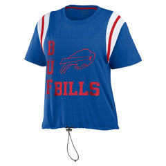 Buffalo Bills WEAR by Erin Andrews Women's Cinched Colorblock T-Shirt | NFL On sale
