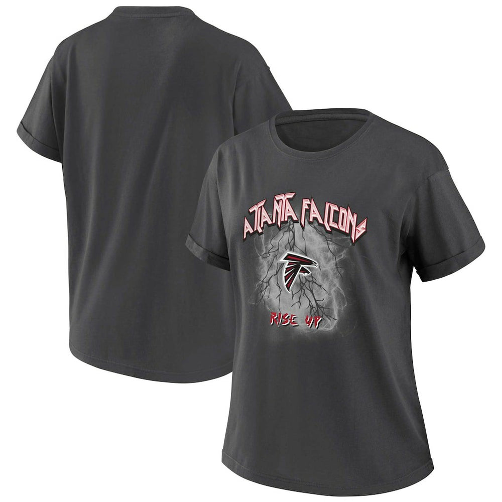 Atlanta Falcons WEAR by Erin Andrews Women's Boyfriend T-Shirt | NFL On sale