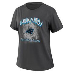 Carolina Panthers WEAR by Erin Andrews Women's Boyfriend T-Shirt | NFL On sale