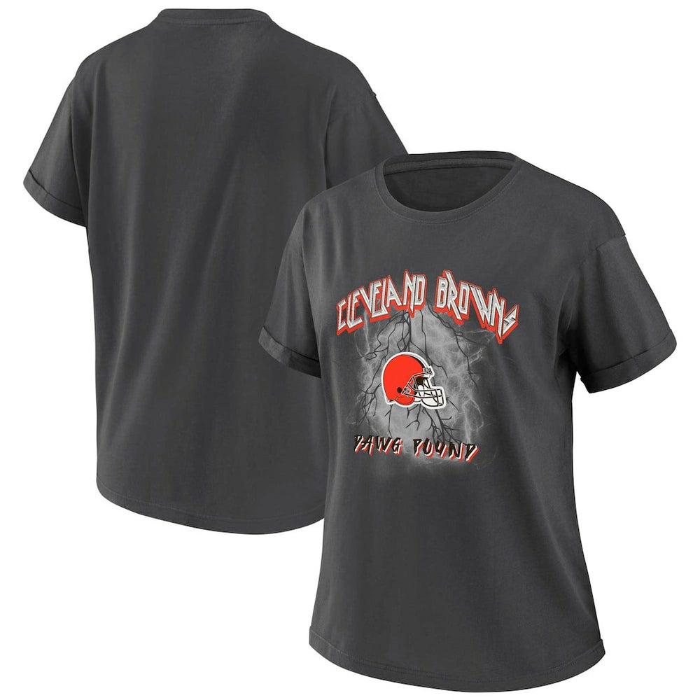 Cleveland Browns WEAR by Erin Andrews Women's Boyfriend T-Shirt | NFL New